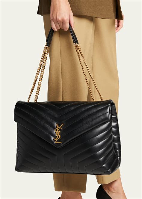 borsa trapezio ysl|HANDBAGS .